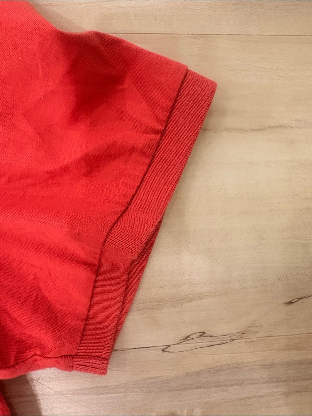 Polo Ralph Lauren Classic Fit Red Polo Shirt Men’s Large | Navy Pony Logo - Picture 5 of 6